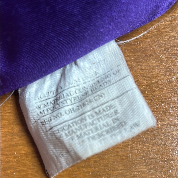 Kansas State Purple bean filled Pillow - Picture 3 of 7